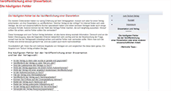 Desktop Screenshot of dissertation-veroeffentlichen.de